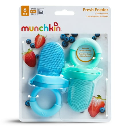Munchkin  Fresh Food Feeder, Blue/Mint, Unisex, 2 Pack -K14-0658