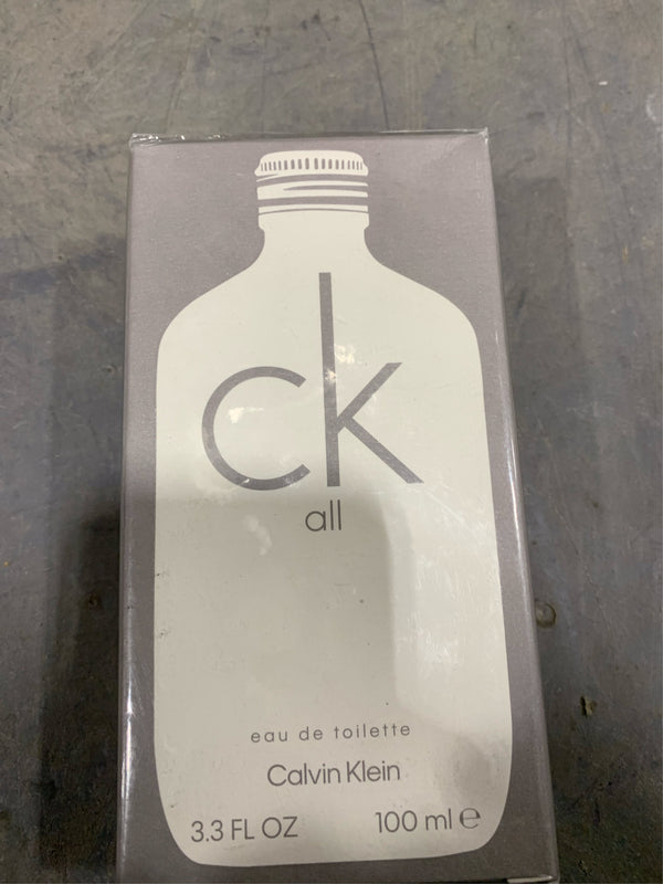 C.K. All Eau de Toilette Spray, Cologne, for Unisex, 3.4 oz, Brand Calvin Klein, Scent Citrus -L6-1635