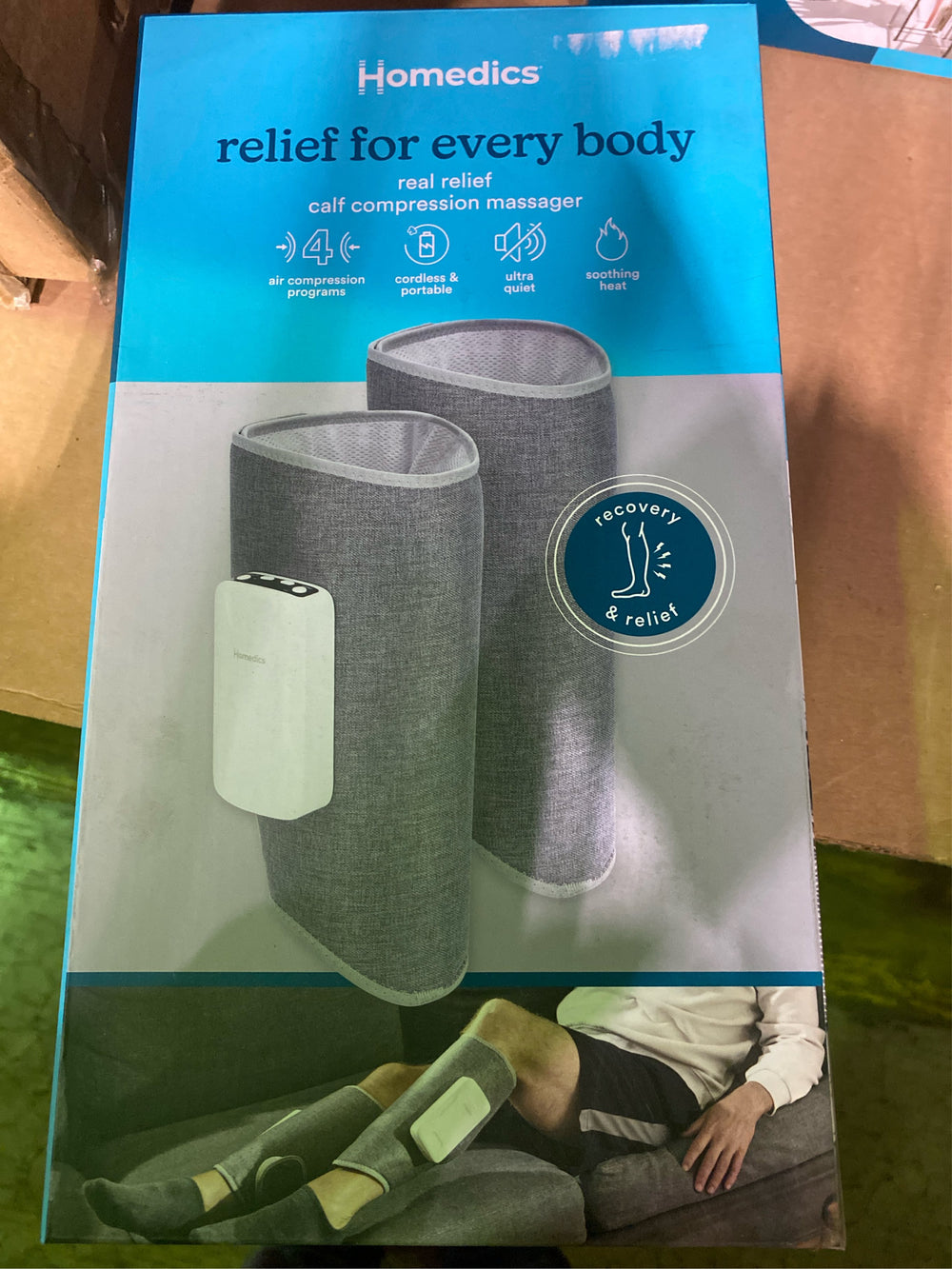 HoMedics Real Relief Calf Compression Massagers - J4 - 219