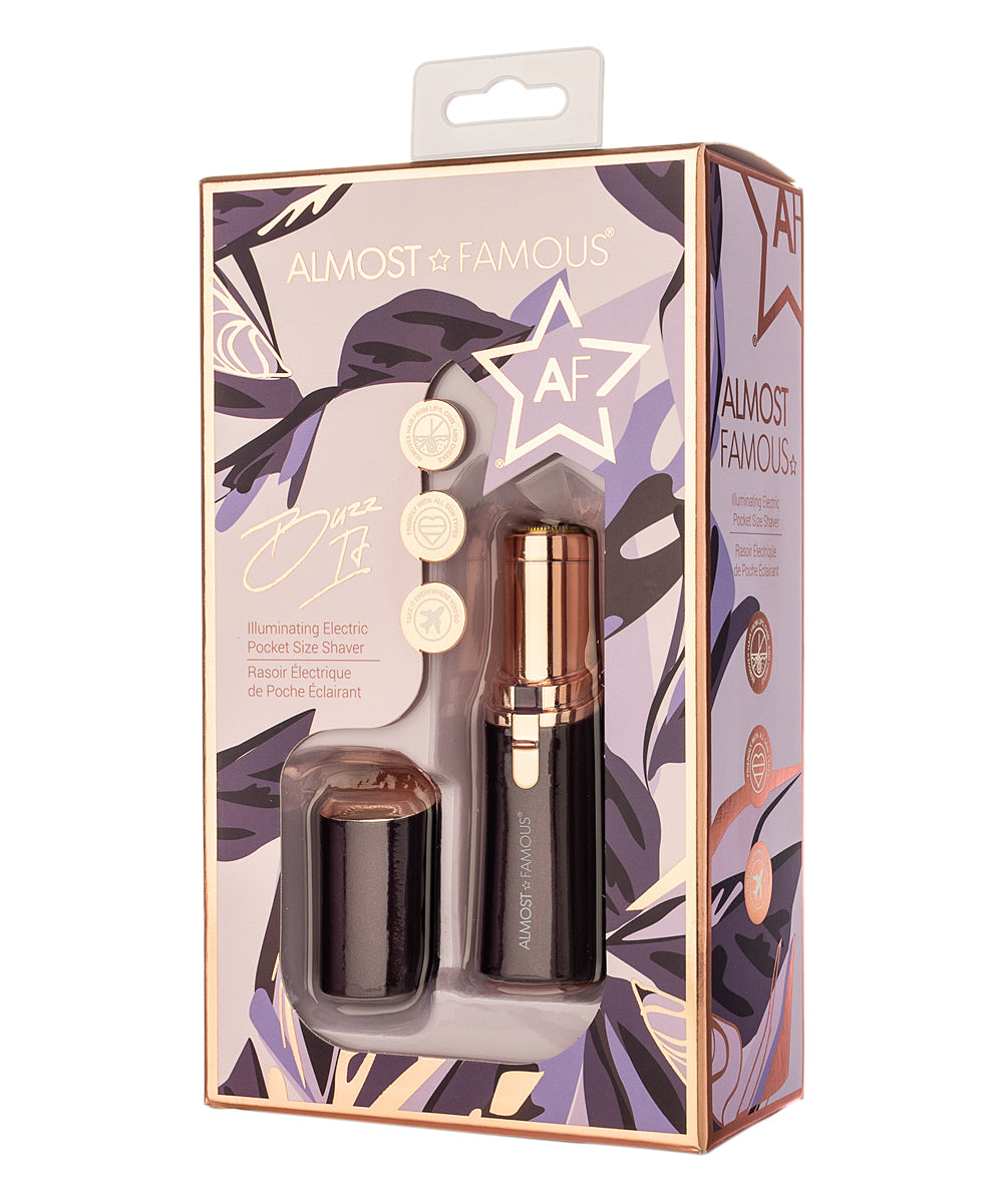 Almost Famous Epilators Purple-Black - Twilight Buzz It Facial Hair Removal Wand - F8 - 1737