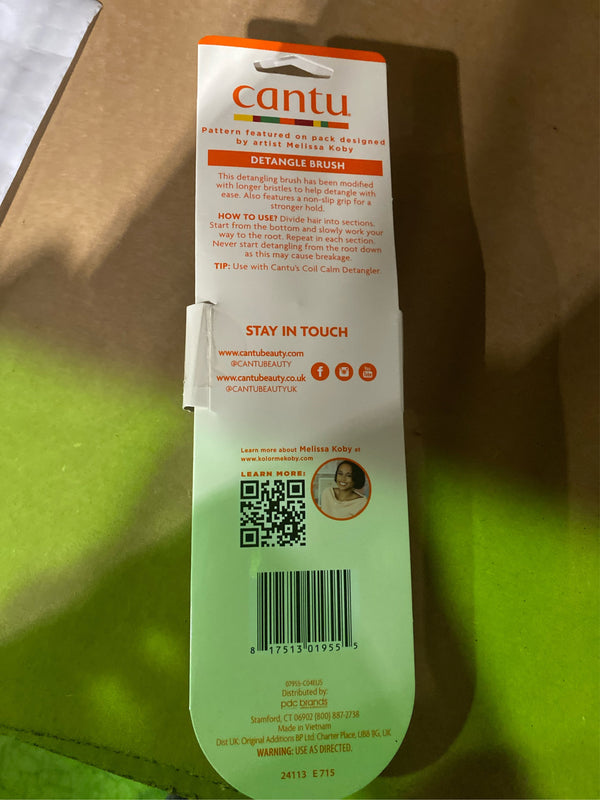 Cantu Basic Detangler Hair Brush - 1ct: All Hair Types, Hair Styling -K9 - 2001