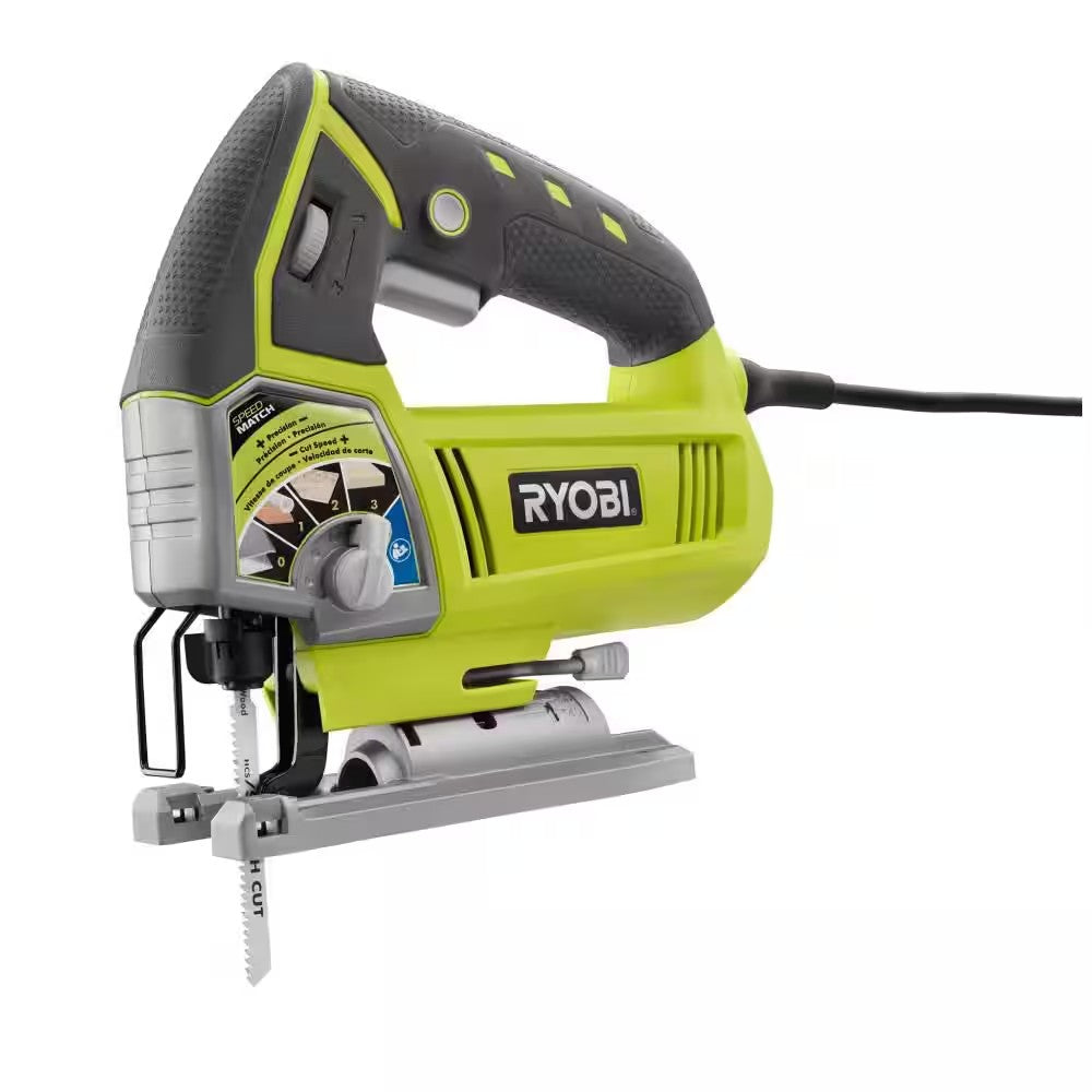 RYOBI 4.8 Amp Corded Variable Speed Orbital Jig Saw 455