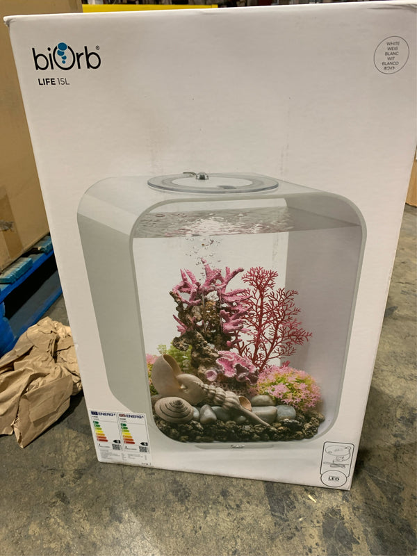 biOrb LIFE 11.25-in x 7.4-in x 15.5-in Acrylic 4-Gallon Fish Aquarium -K13-0640