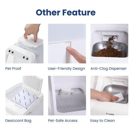 PawsPik Automatic Microchip RFID Dog & Cat Feeder, 16-cup -K 13-0629