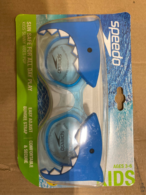Speedo Kids' Sunny Vibes Swim Goggles - Shark - C6 - 1281