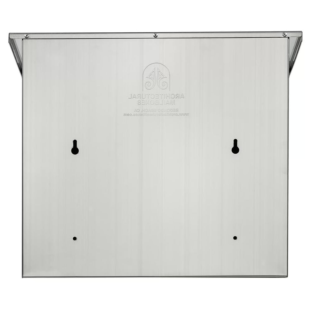 Architectural Mailboxes Maya Classic Stainless Steel Wall Mount Silver Mailbox - 1910