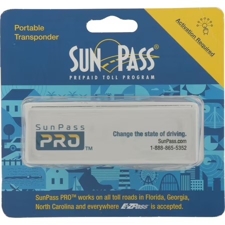 SunPass Pro Prepaid Toll Program Portable Transponder - L9 - 492