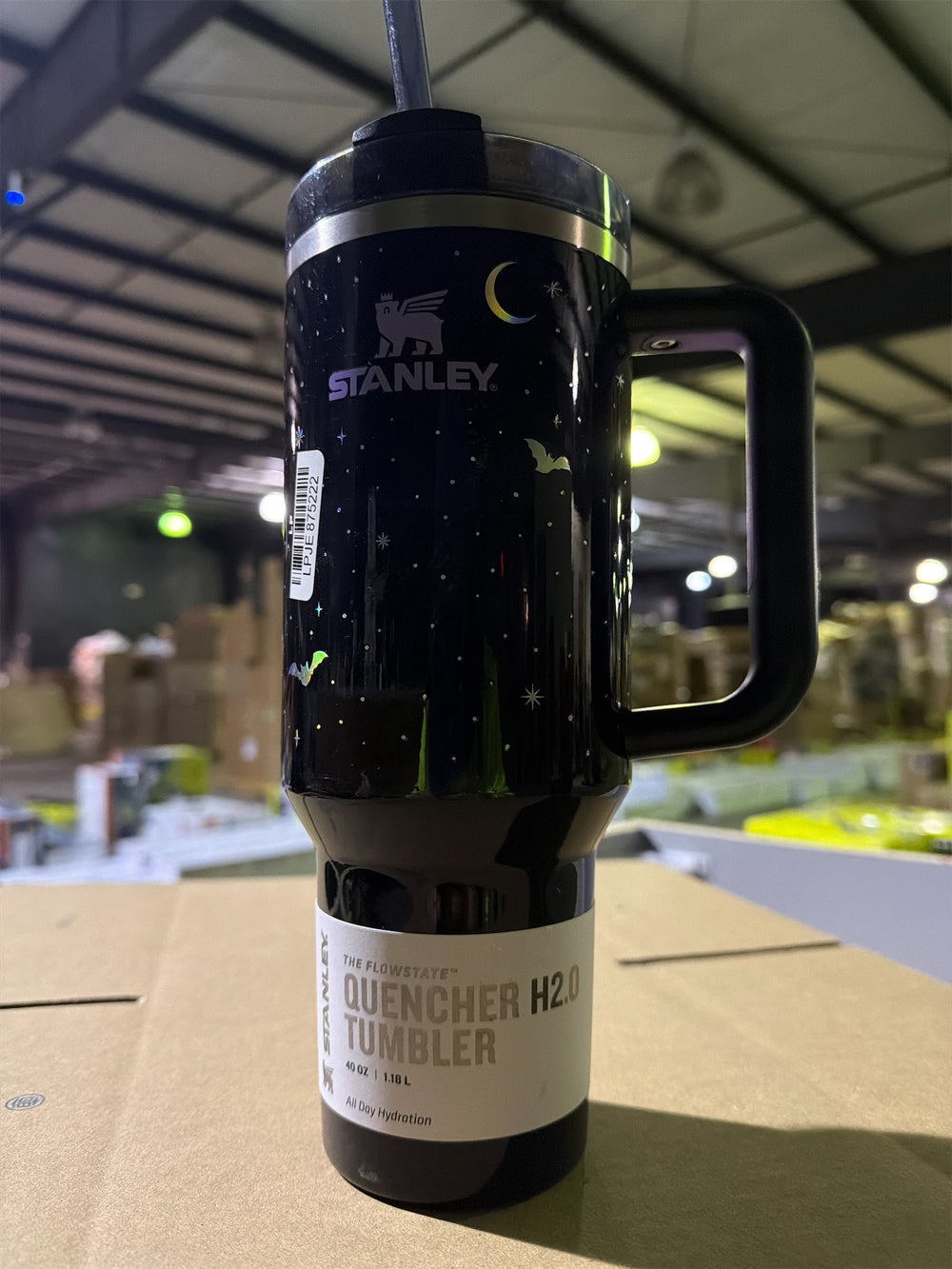Stanley Quencher H2.0 Tumbler - 40oz - Black Holloween Color 1017