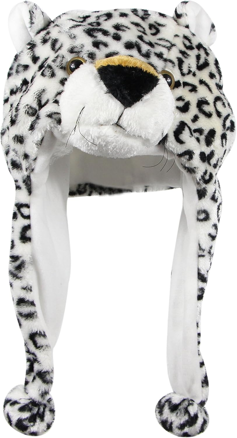 Plush Fun Animal Hats One Size Cap Polyester With Fleece Lining - 589