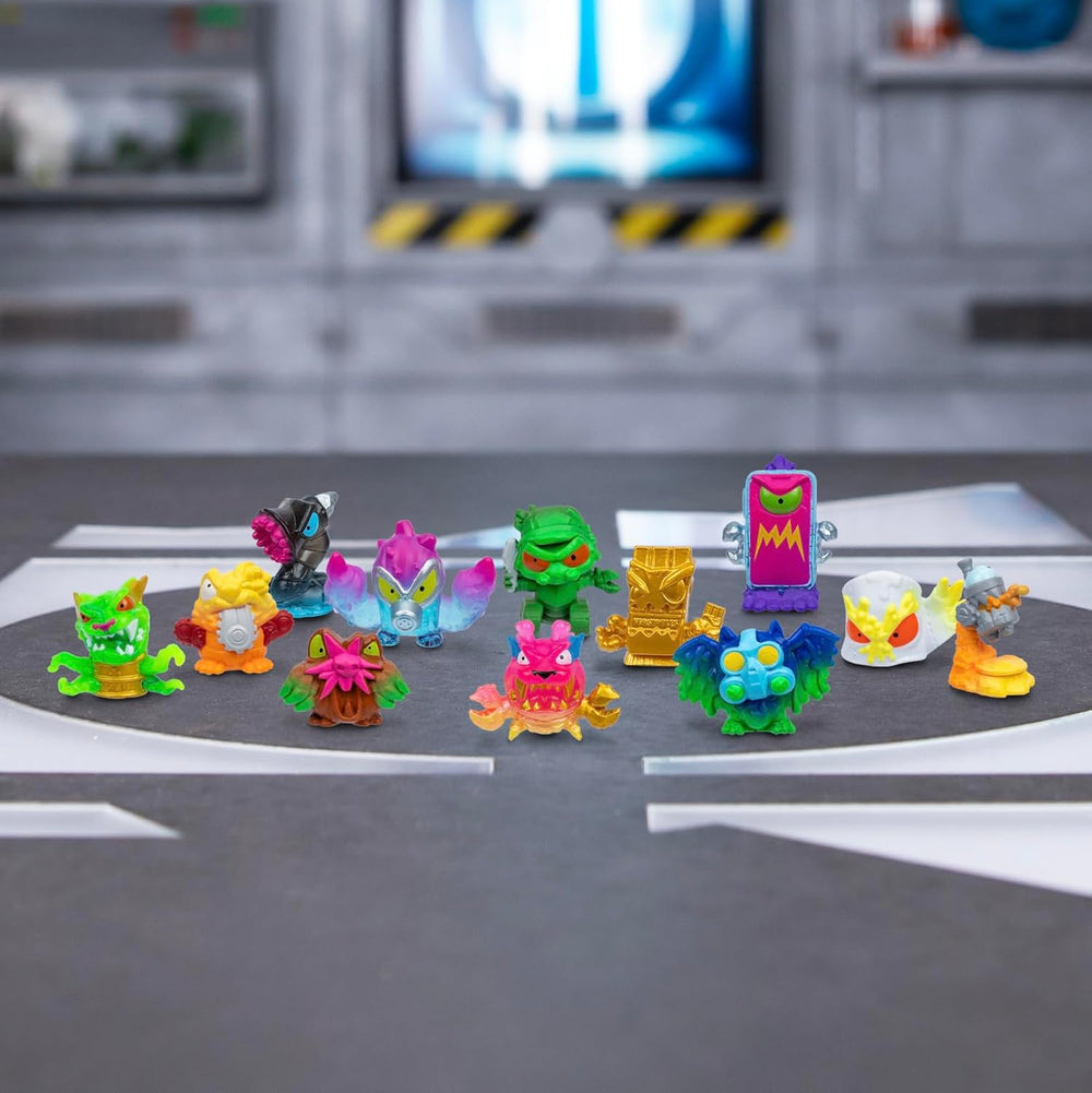 MrBeast Lab Swarms Series 2, Atomic Series 12 Pack   Crab Cat, Add Water, Shake the Test Tube and Reveal 2 of 12, 1-inch (2.5 cm) MrBeast Swarms Collectible Micro Beasts. 85+ to Collect! 1456