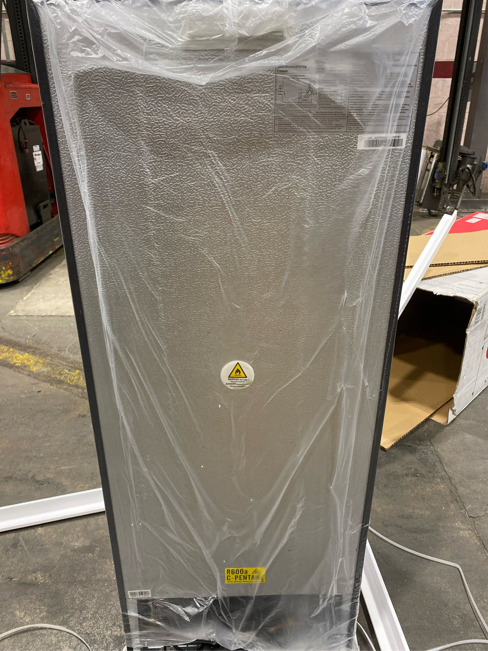 UNTESTED - Frigidaire 6.5 Cu. ft. Upright Freezer, EFRF698, Platinum