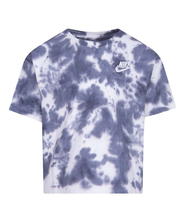 Black Tie-Dye Icon Boxy Tee - Girls Size 6x - B9 - 570