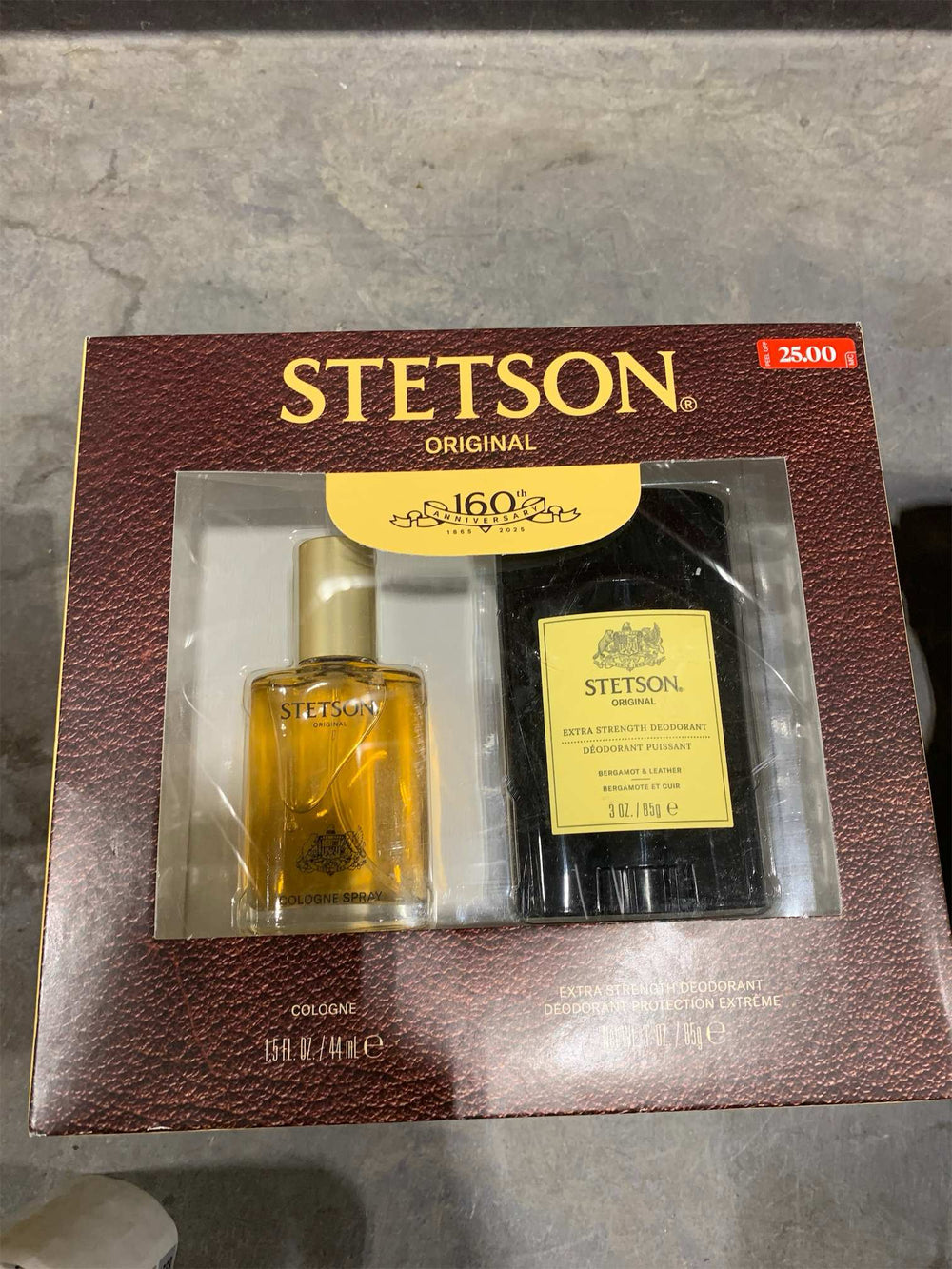 Stetson Original - Personal Care Kit- Cologne & Extra Strength Deodorant for Men - Classic, Woody and Masculine Aroma with Fragrance Notes of Citrus, Patchouli, and Tonka Bean -K1-0566