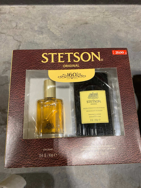 Stetson Original - Personal Care Kit- Cologne & Extra Strength Deodorant for Men - Classic, Woody and Masculine Aroma with Fragrance Notes of Citrus, Patchouli, and Tonka Bean -K1-0566