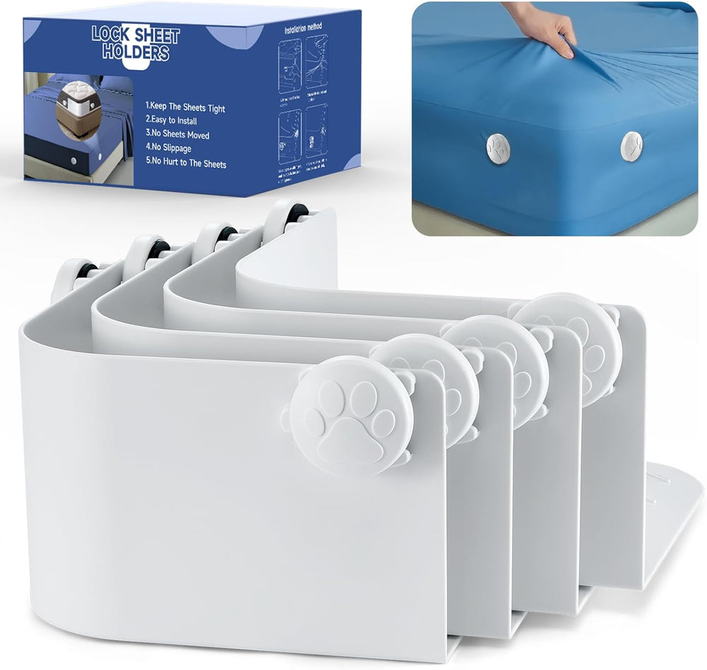 Sheet Holders Bed Sheet Holder Bed Sheet Holders for Corners Sheet Holders Keep Sheets Firm & Tight - J88
