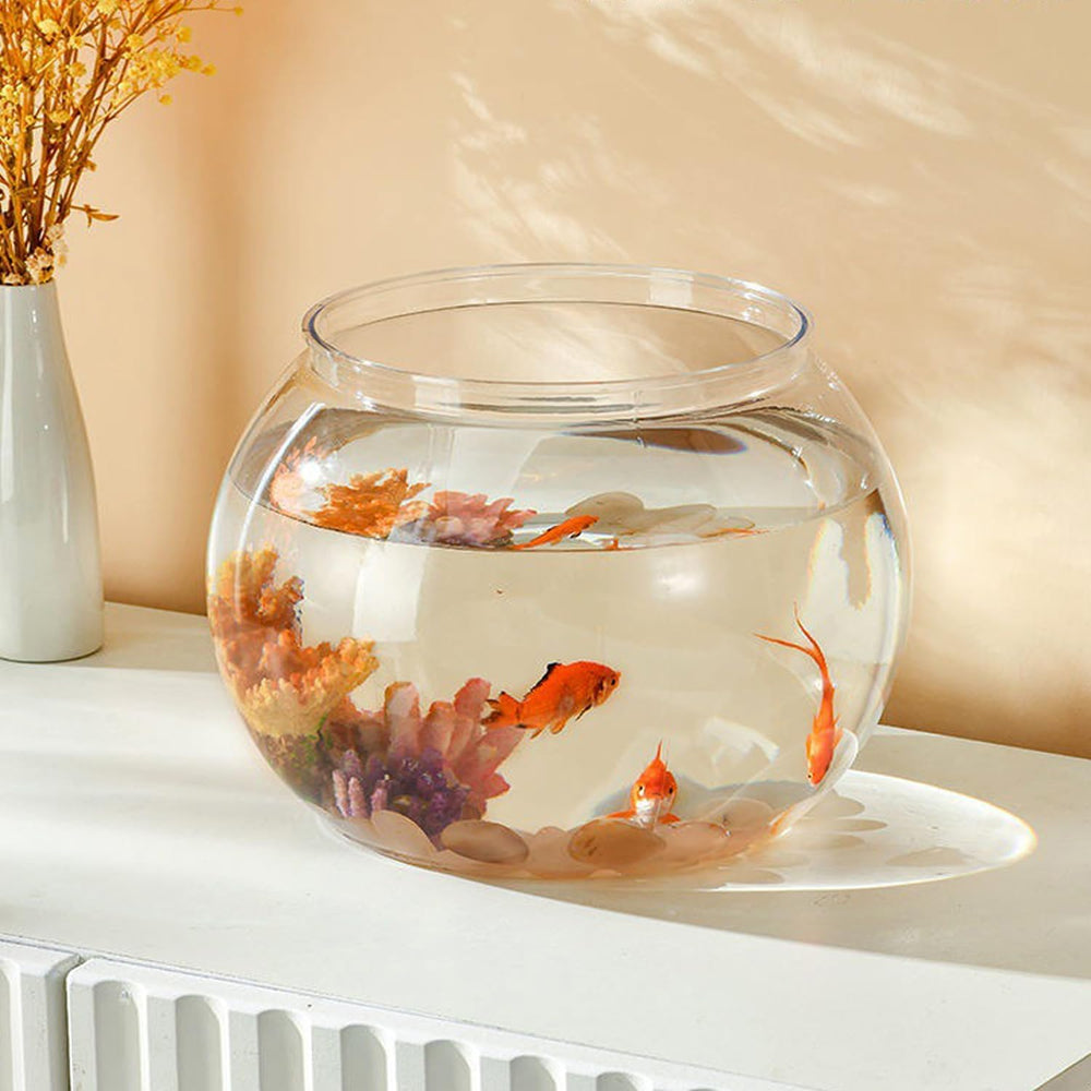Newpol  Large Size  3 Gallon Plastic Fish Bowl, Aquarium Fish Tank 11.5 Liters 1975