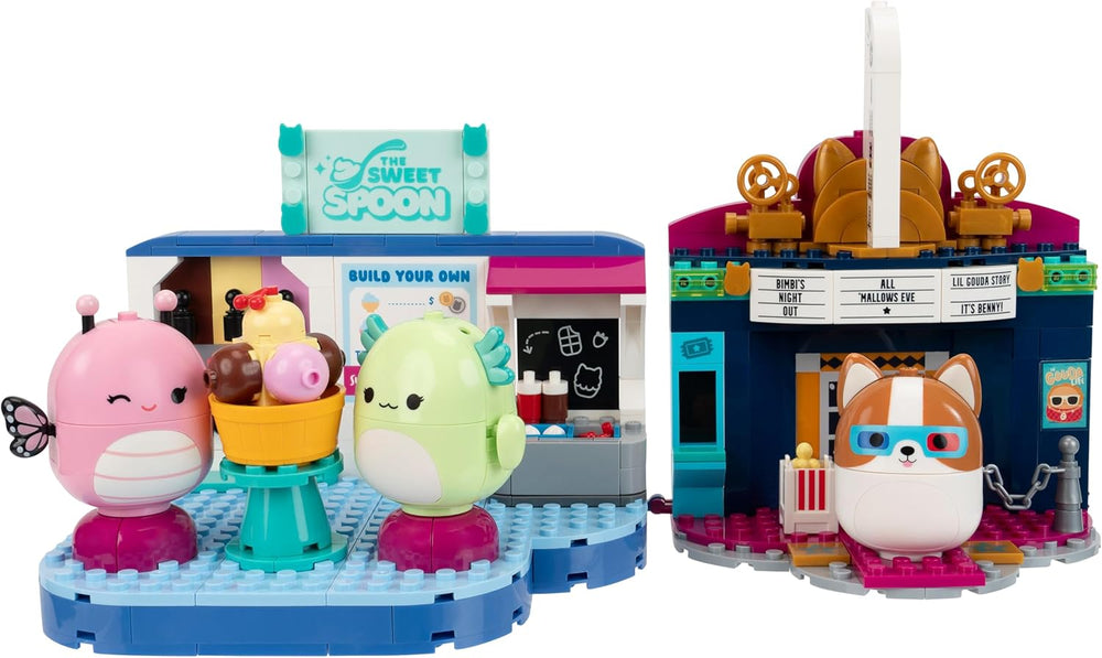 BLDR Squishmallows Reginald at The Movies Building Set - Reginald The Corgi Buildable Figure - Squishmallows Fans 8+, 0093 -B14-1350 -K6-1542
