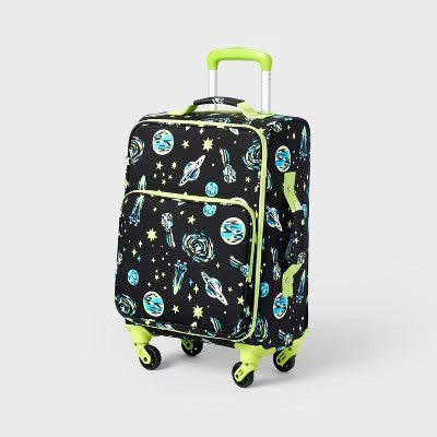 Kids' Softside Carry On Spinner Suitcase Space - Cat & Jack  345