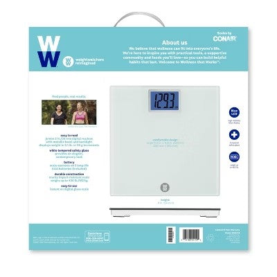 Super Large LCD Display with Backlight White - Weight Watchers - K6-1539