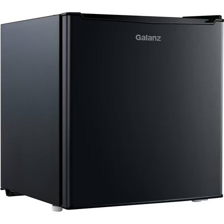 Galanz 1.7 Cu ft Single Door Mini Fridge GL17BK, Black, New -M3-0574