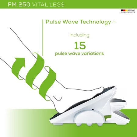 Beurer Vital Legs EMS Booster for Circulation on Feet & Calves, Reduces Swelling & Cramps, FM250 - C2 - 1270