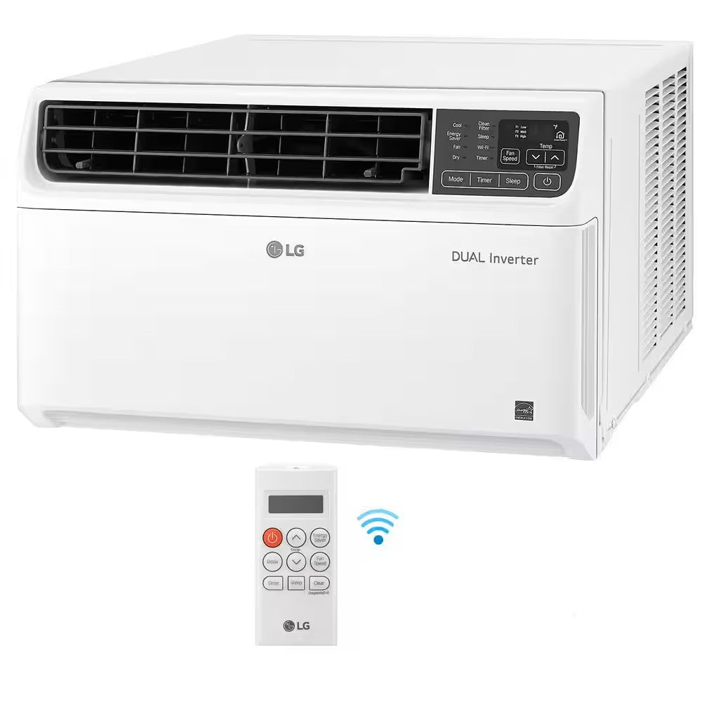 10,000 BTU Dual Inverter Smart Window Air Conditioner LW1022IVSM Cools 450 Sq. Ft. with Remote, Wi-Fi Enabled - 0222