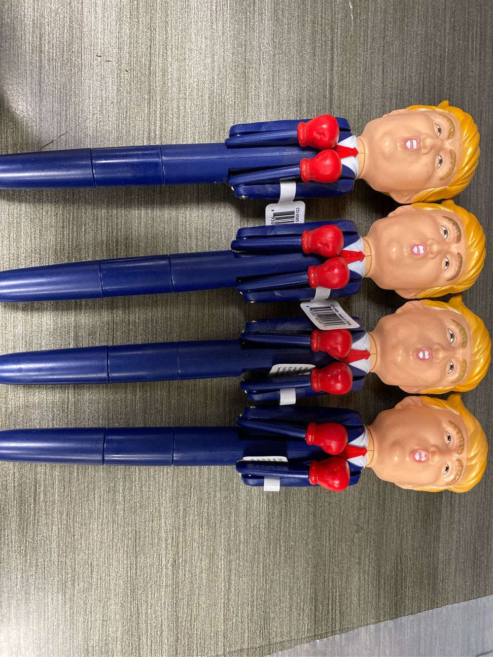(Lot of 4) Donald Trump Boxing/smack-talking Collectible Pen-8 Real Voice Sayings Not Boxed - F12 - 245
