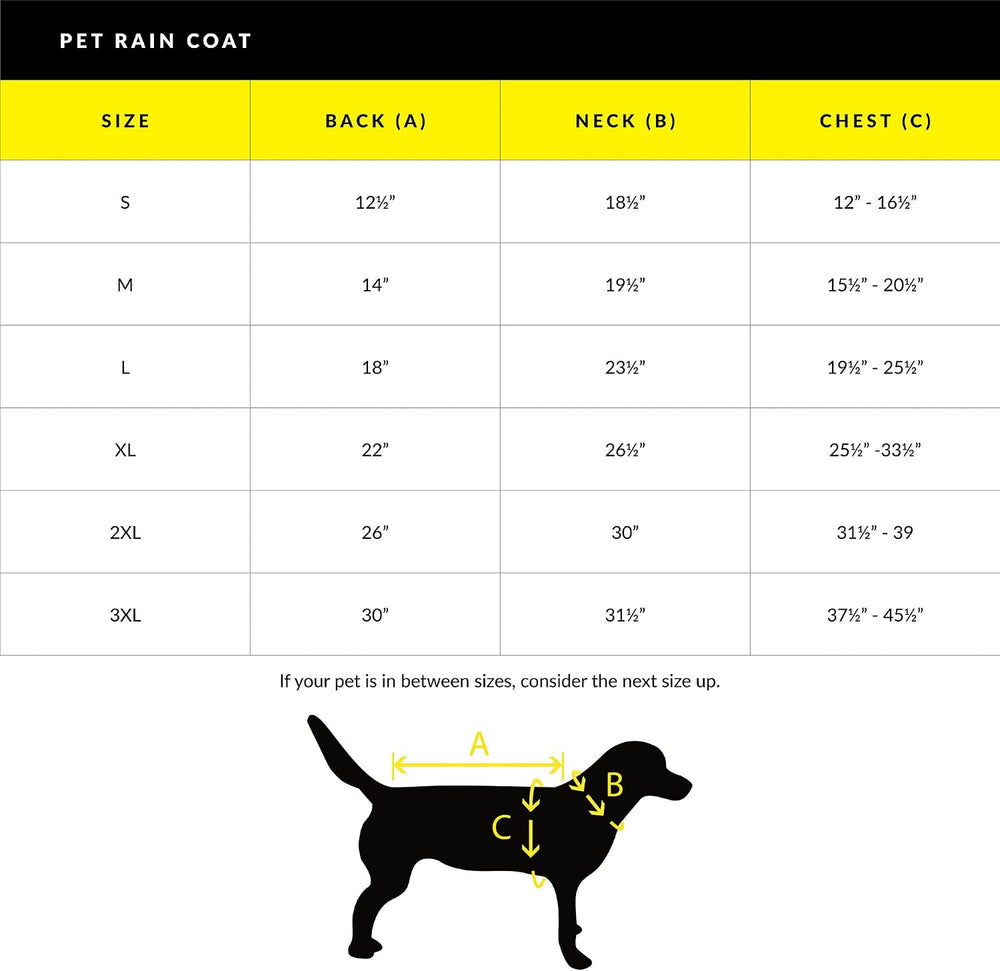 Body Glove, Pet Rain Coat (Large) - K12 - 609