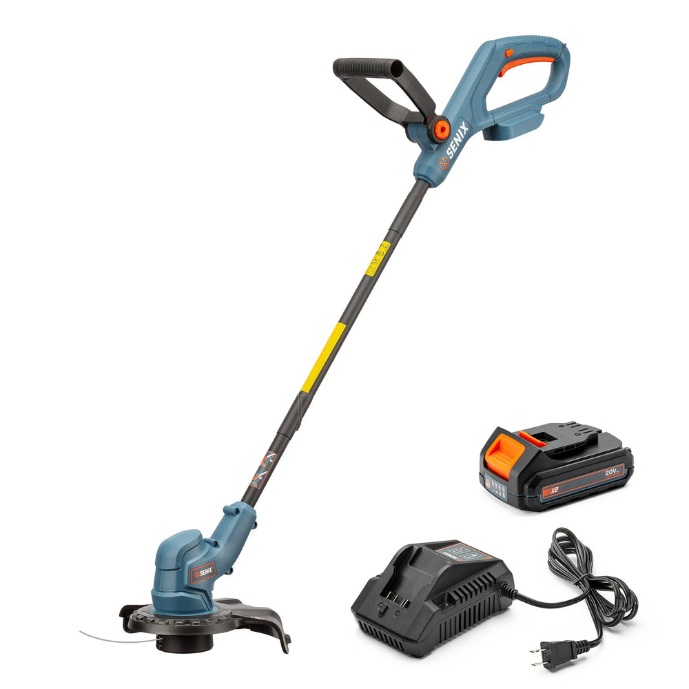SENIX X2 20-volt Max Cordless Battery String Trimmer and Leaf Blower Combo Kit 4 Ah (Battery & Charger Included) 1599