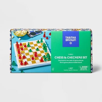 Chess & Checkers Game Set - Tabitha Brown for Targ