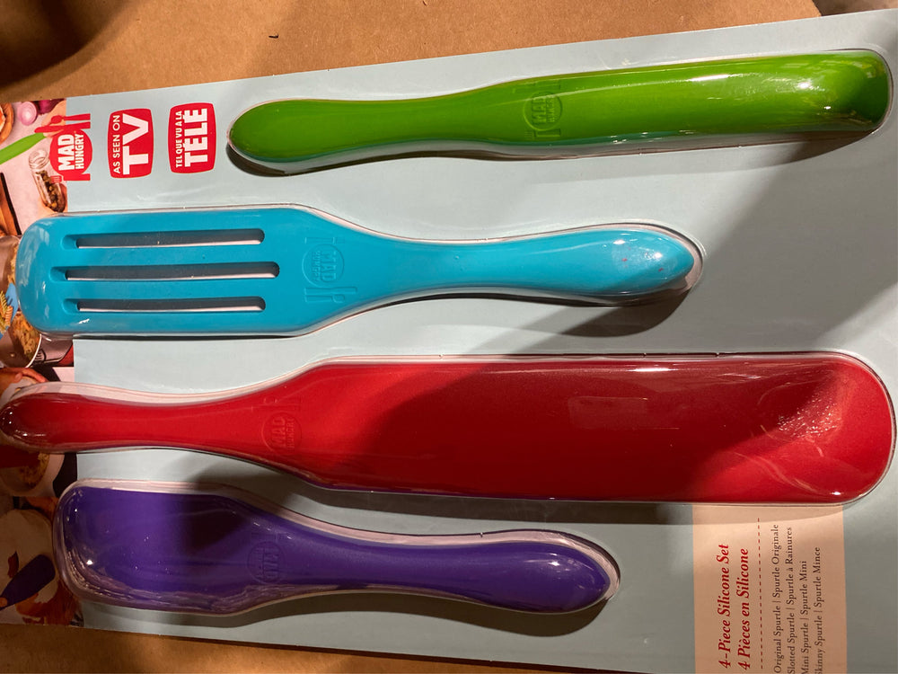 Mad Hungry 4-Piece Silicone Spurtle Set Assorted Multiple - G13 - 248