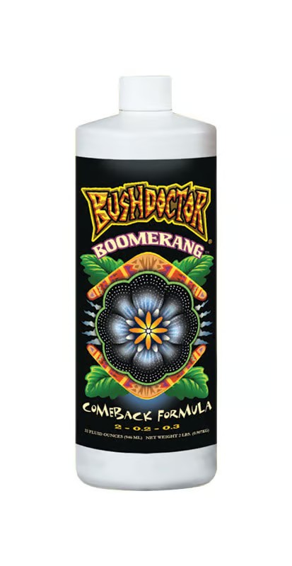 FoxFarm BushDoctor Bommerang Organic Liquid Comeback Formula Plant Food 1 qt -F10-0146