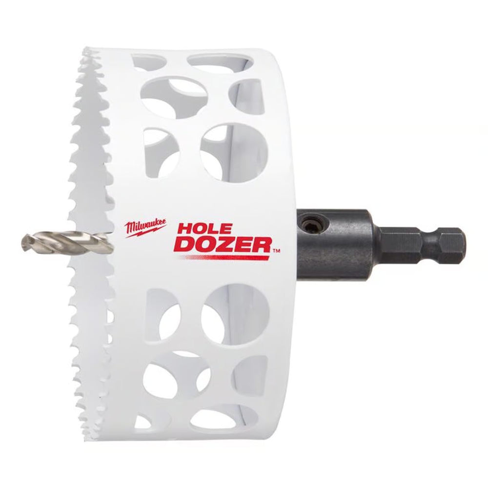 Milwaukee Hole Dozer 4 in. Bi-Metal Hole Saw with Arbor and Pilot Bit 1 pk - 1113