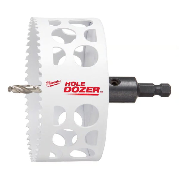 Milwaukee Hole Dozer 4 in. Bi-Metal Hole Saw with Arbor and Pilot Bit 1 pk - 1113