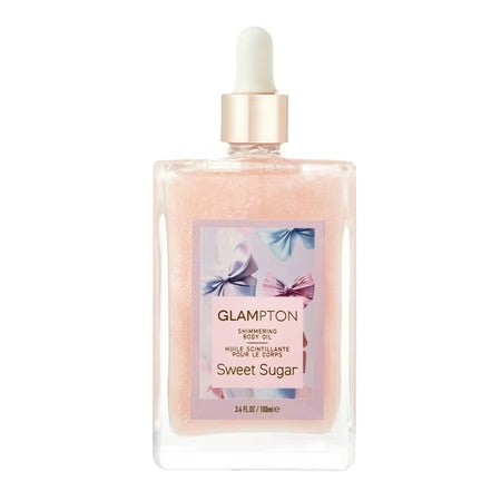 Glampton Sweet Sugar Shimmer Oil for Women, 3.4 fl oz -L4-1494