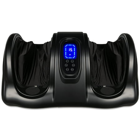 Therapeutic Kneading & Rolling Shiatsu Foot Massager w/ High Intensity Rollers, Remote - Black- 779