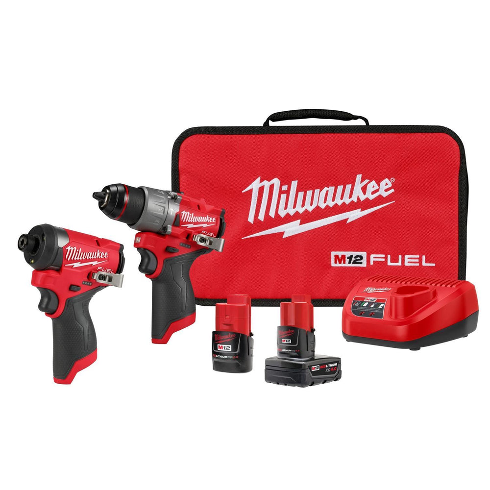 Milwaukee M12 FUEL Cordless Brushless 2 Tool Combo Kit 887