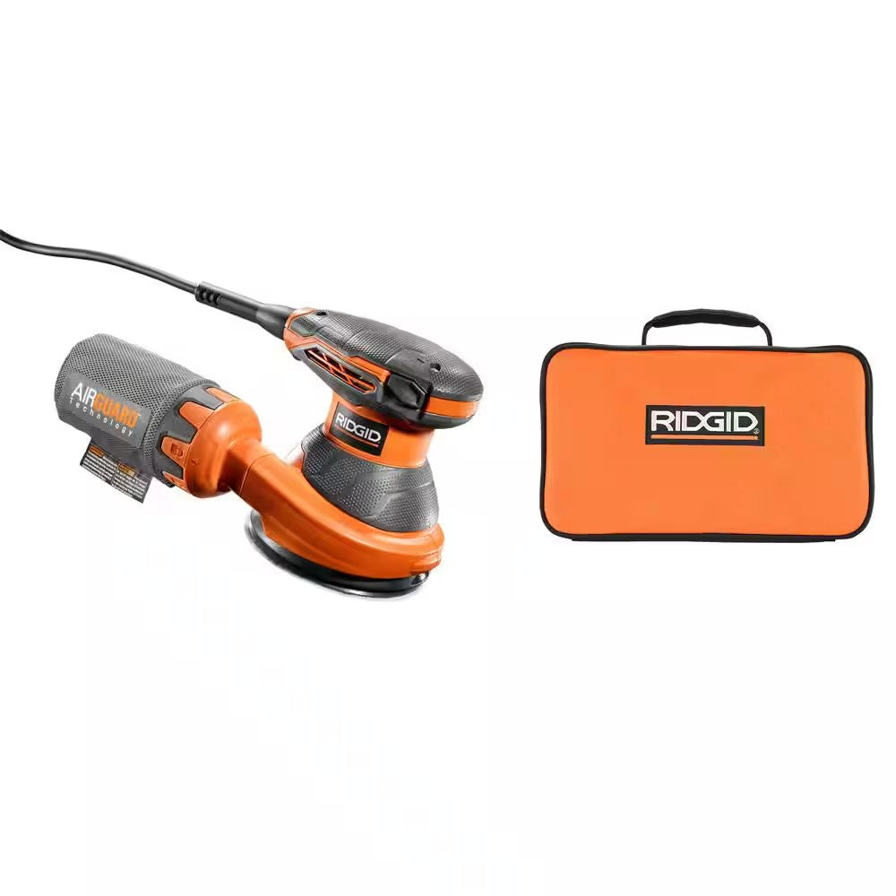 RIDGID 3 Amp Corded 5 in. Random Orbital Sander with AIRGUARD Technology - 1079