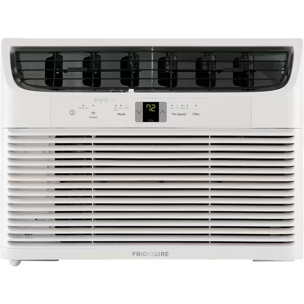 10,000 BTU 115V Window Air Conditioner Cools 450 Sq. Ft. with Wi-Fi in White - 184