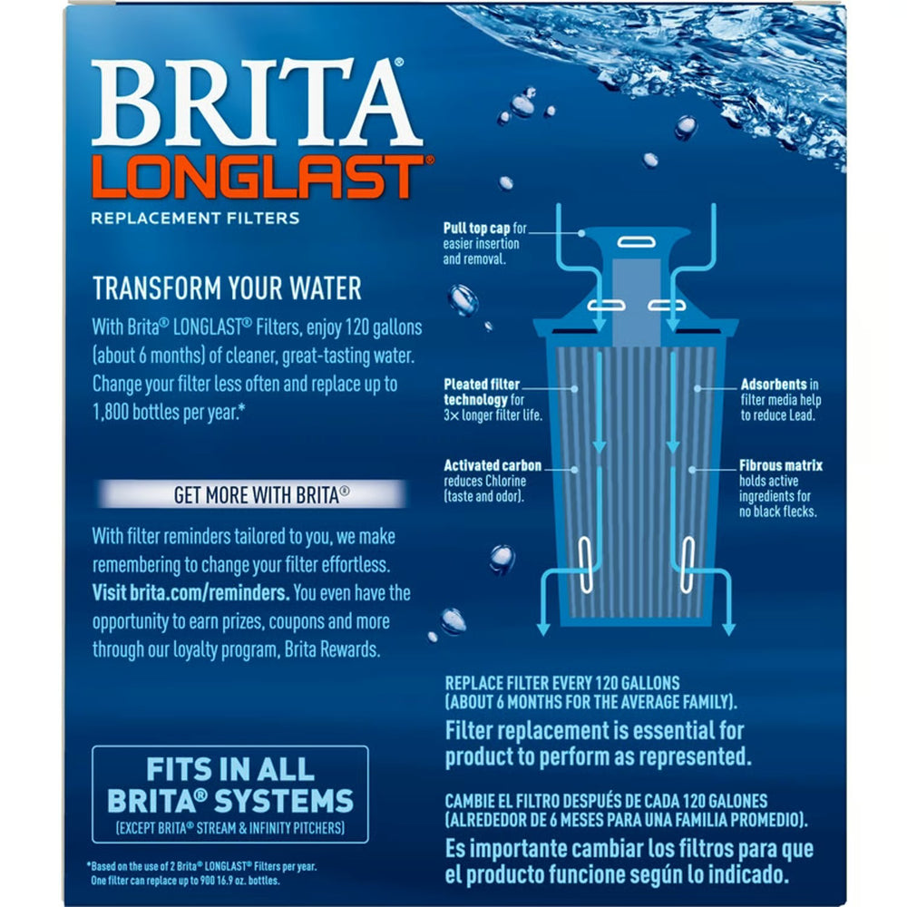 Brita Longlast Replacement Filter -J14-0673
