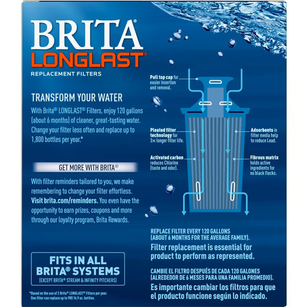 Brita Longlast Replacement Filter -J14-0673