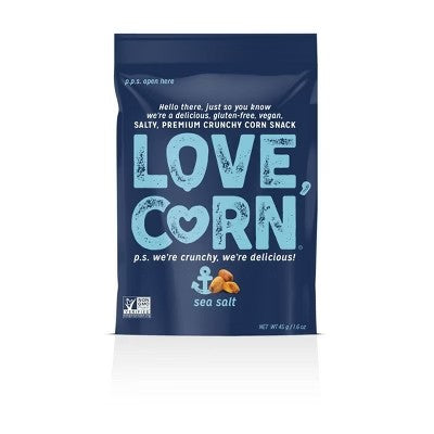 Love Corn Sea Salt Crunchy Corn Snack - 1.6oz