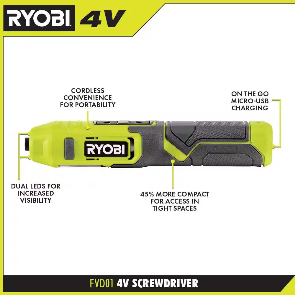 4V Cordless 1/4 in. Screwdriver 1779