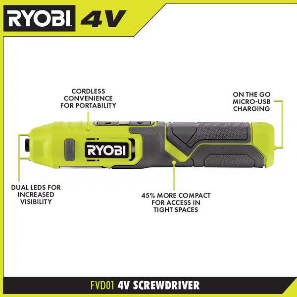 4V Cordless 1/4 in. Screwdriver 1779