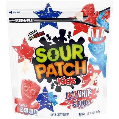 Sour Patch Kids Assorted Soft & Chewy Candy - 1.8lb (Qty: 4) X42