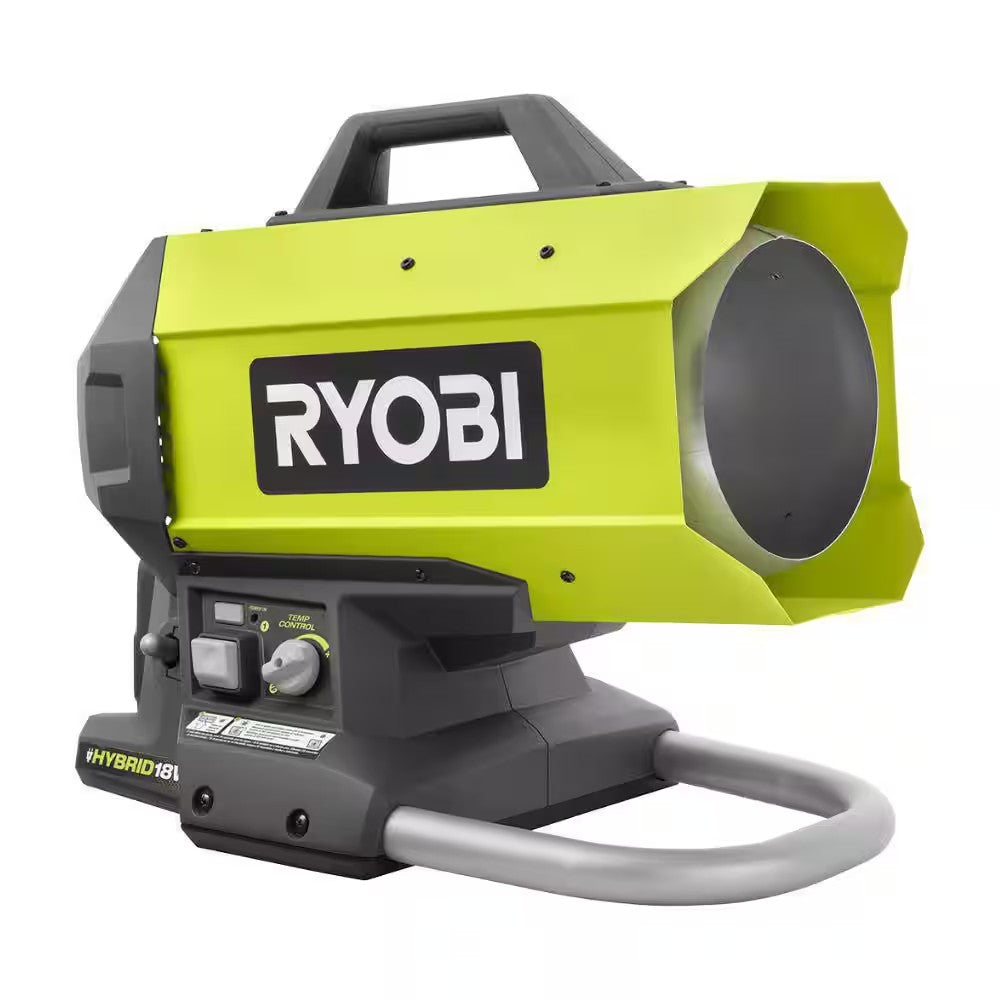 RYOBI ONE+ 18V Cordless Hybrid Forced Air Propane Heater (Tool Only) - 1036