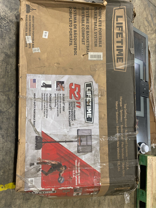 Lifetime Adjustable Portable 52" Basketball Hoop - Black - H13