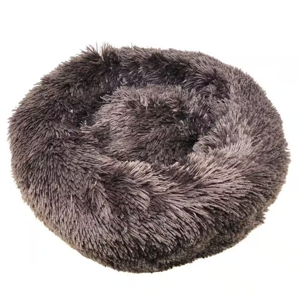 Medium Brown Nestler High-Grade Plush and Soft Rounded Dog Bed -G7-0186