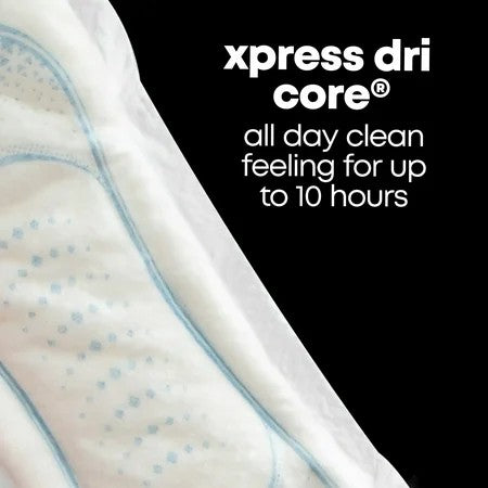 U by Kotex Clean & Secure Maxi Pads, Regular Absorbency, 48 Count 1398