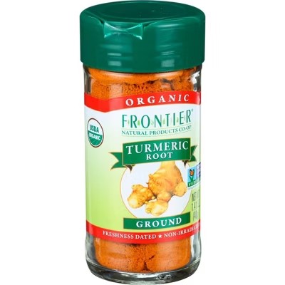 Frontier Co-Op Organic Ground Turmeric Root 1.41 oz Jar
